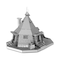 Metal Earth® Harry Potter™ Rubeus Hagrid™ Hut 3D Metal Model Kit